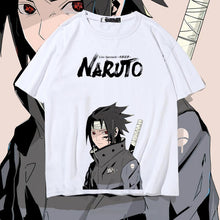 Load image into Gallery viewer, Sasuke Uchiha Carrying Sword Summer T-shirt
