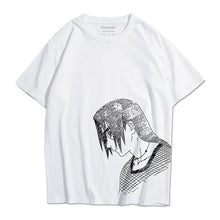 Load image into Gallery viewer, Itachi Uchiha Silhouette Portrait Summer T-shirt
