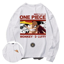 Load image into Gallery viewer, Monkey D. Luffy Double-Faced Long Sleeve T-shirt
