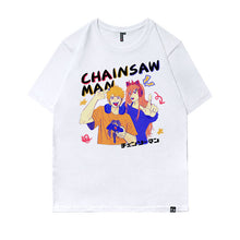 Load image into Gallery viewer, Chainsaw Man Denji &amp; Power HipHop Summer T-shirt
