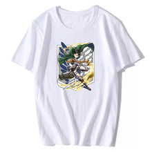 Load image into Gallery viewer, Attack on Titan in Fight Graphic Summer T-shirt
