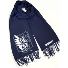 Load image into Gallery viewer, Attack on Titan Winter Polyester Scarf
