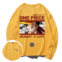 Load image into Gallery viewer, Monkey D. Luffy Double-Faced Long Sleeve T-shirt
