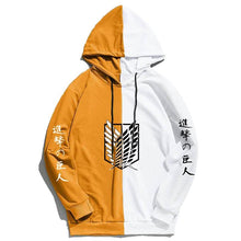 Load image into Gallery viewer, Attack on Titan Survey Corps Logo Colorblocked Hoodie
