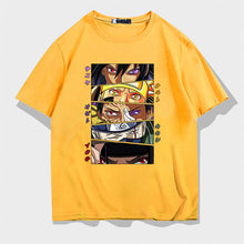 Load image into Gallery viewer, Naruto Shippuden Memebers Serious Eyes Summer T-shirt

