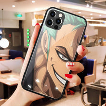 Load image into Gallery viewer, Straw Pirates Side Face iPhone Case (Luffy/Zoro)
